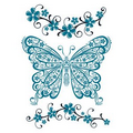 Detailed Butterfly Temporary Tattoo (4.5"x6")